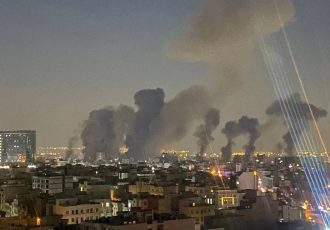 گودال اتوبان سعیدی تهران در اثر حمله آمریکا و اسرائیل + عکس