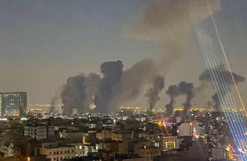 گودال اتوبان سعیدی تهران در اثر حمله آمریکا و اسرائیل + عکس