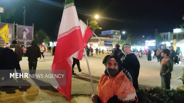 اجتماع پرشور مردم شیروان با مداحی حاج مهدی رسولی