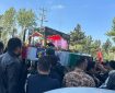تشییع پیکر مطهر پاسدار شهید اقتدار محمدرضا ابراهیم زاده در چناران