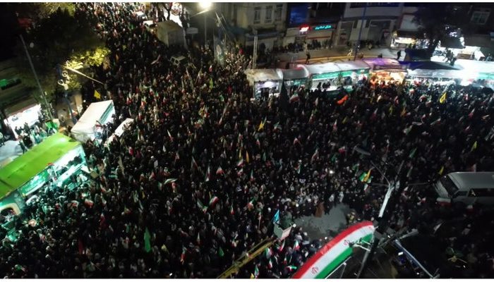 تصاویر هوایی از تجمع حماسی در ارومیه