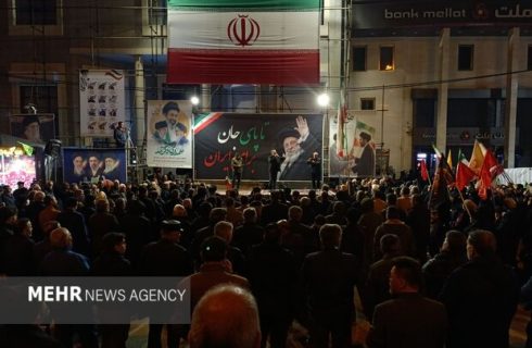حمایت حماسی خلخال از کیان انقلاب