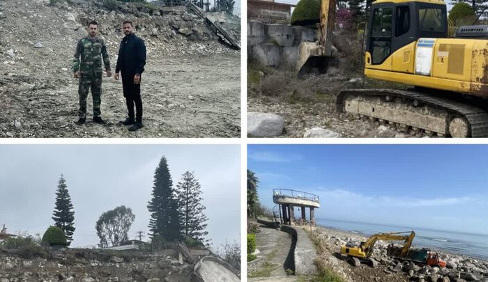 خزایی: بخشی از اراضی ساحلی نجارده نوشهر آزاد شد