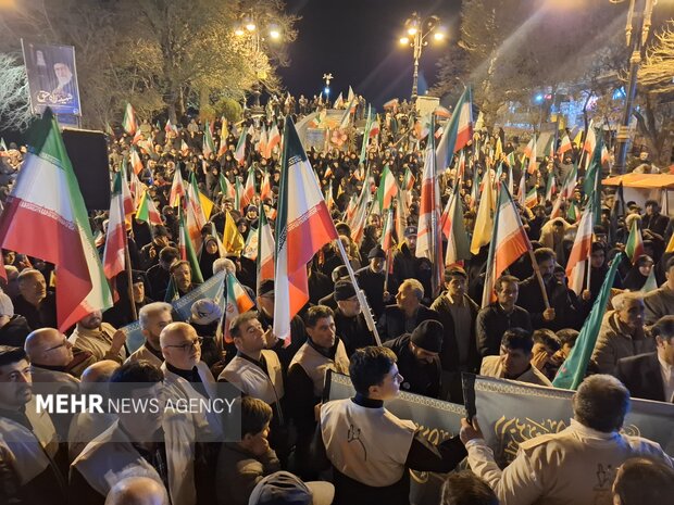 پنجاه و چهارمین شب حماسه مردم لامرد