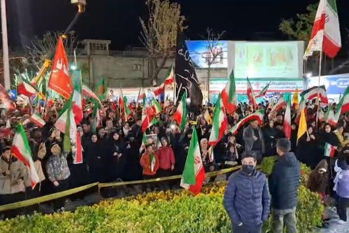 پنجاه‌وپنجمین شب حماسه‌سازی مردم تبریز در خیابان‌ها و میادین شهر