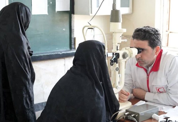 ارائه بیش از ۲۶۰۰ خدمت رایگان در کاروان سلامت هلال‌احمر تبریز
