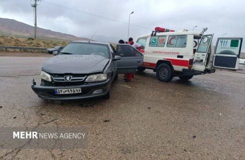 تصادف ساینا و پارس با ۹ مصدوم در شاهرود
