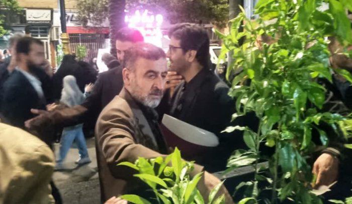 توزیع شبانه نهال مثمر در میدان امام حسین(ع) ساری