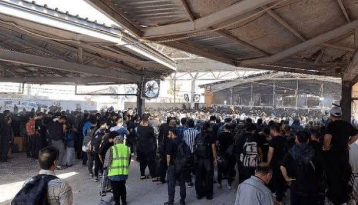 حضور پرشور زوار حسینی در مرز مهران در آستانه روز عرفه