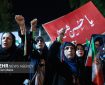 خروش مردم ایلام در میدان ۲۲ بهمن در دفاع از کشور