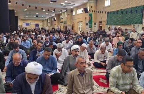 مراسم دعای عرفه در کنگان
