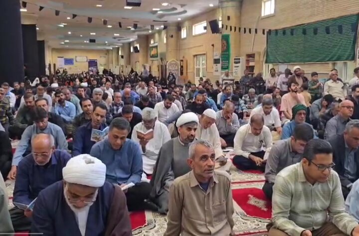 مراسم دعای عرفه در کنگان