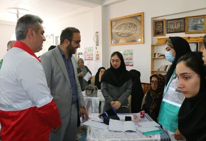 کاروان سلامت به روستای پیشنبور کلاردشت رسید