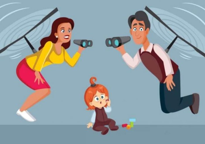 ۷ نشانه والدین هلیکوپتری