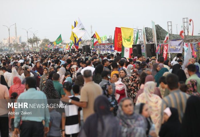 آغاز مهمونی کیلومتری غدیر در شهر هشتبندی