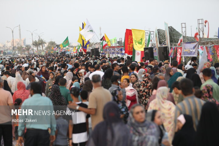 آغاز مهمونی کیلومتری غدیر در شهر هشتبندی