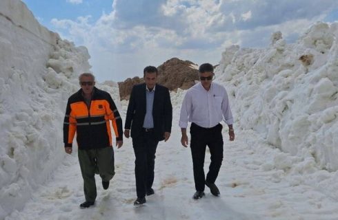 بازگشایی مسیر ارتفاعات شاهو در منطقه پیازدول