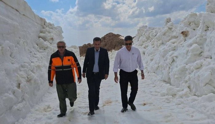 بازگشایی مسیر ارتفاعات شاهو در منطقه پیازدول
