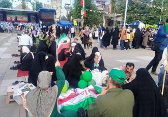 تصاویر هوایی از مراسم«مهمونی کیلومتری» غدیر در همدان