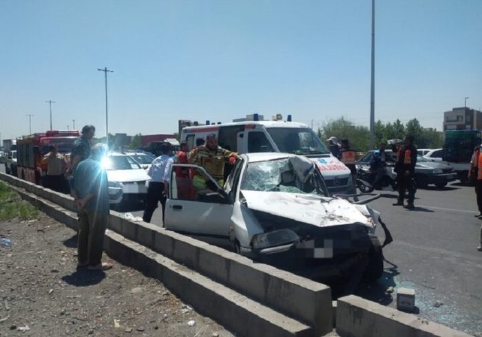 جزئیات تصادف مرگبار تانکر بنزین با پژو ۴۰۵ در آزادراه نطنز–اصفهان