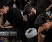 سینه زنی در شام شهادت امام حسین(ع) در حرم امام رضا(ع)