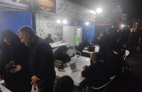 شام غریبان حضرت اباعبدالله الحسین(ع) در موکب جان فدایان سفیدپوش