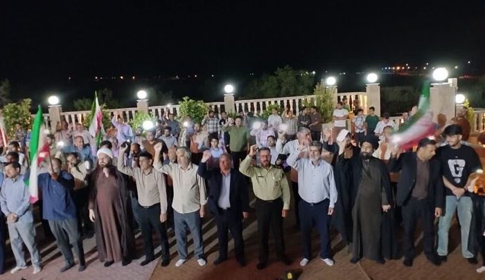 فریاد ایستادگی کوهبنانی ها در نود و هشتمین شب مقاومت ملی