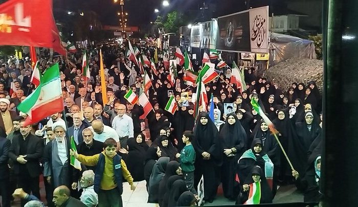 گزارش خبرنگار مهر از حماسه‌ آفرینی مردم آستانه اشرفیه در میدان