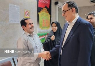 بازدید رئیس بنیاد شهید از روند درمان جانبازان در شهریار