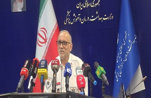 پشتیبانی اورژانس هوایی از مراسم تشییع رهبر شهید