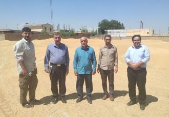 بازدید اکیپ نظارتی سازمان تعاون روستایی لرستان از مرکز خرید گندم دلفان