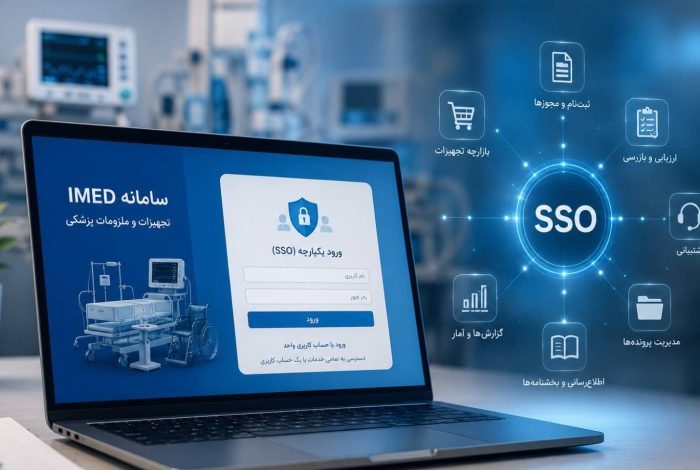 تحقق وعده هفتگی؛ SSO سامانه IMED، گامی تازه برای دسترسی یکپارچه فعالان حوزه تجهیزات و ملزومات پزشکی