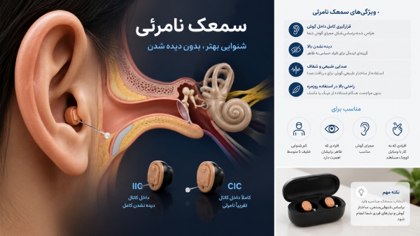 آیا میزان کم شنوایی در انتخاب سمعک نامرئی تاثیر دارد