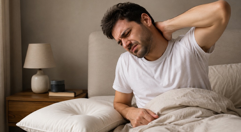 چرا صبح‌ها با گردن‌درد بیدار می‌شوید؟ نقش بالش در التهاب مزمن مهره‌های گردنی