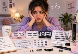 آموزش گام‌به‌گام گذاشتن مژه مصنوعی در خانه