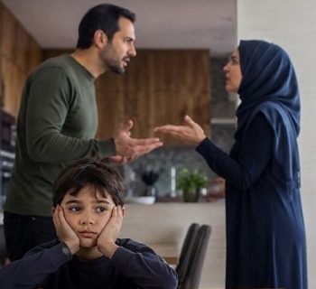 در اختلافات زناشویی کودکان را واسطه طرفداری یا آشتی نکنید